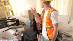 22 06 18 -  Blue eye cutie Vivian Foxx Cheats on her fiancé with his co-worker!!!