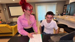 Zoey Di Giacomo - Big Titty Sexy Tutor Punished Her Student With Sex