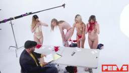 Mckenzie Mae, Emma Rosie, Demi Hawks, Coco Lovelock - Polar Opposites: Four Petite Blondes vs Huge Director 27 04 2026