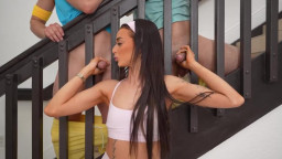 Nikki Nicole - Yoga Step Sis Gets Fucked And Filled Up By The Miami Boyz