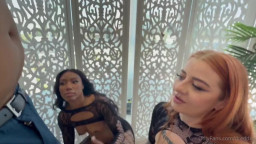 Freshie Juice, Chanell Heart, Dredd - Threesome Sextape