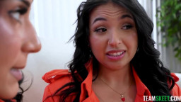 Roxie Sinner, Ravyn Moore - I Know You Are Flashing People! Show Me What's Under Your Trenchcoats - Fucking for His Sile